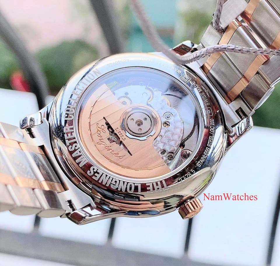 L26285797 (7) dong ho Longines Master Date Demi 18K Rose Gold - L26285797