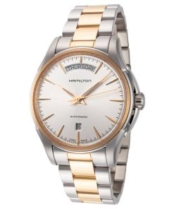 dong ho Hamilton Jazzmaster Day Date Demi Rose Gold - H32595151