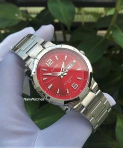 dong ho Casio Sport Day Date Red Steel – MTP-E119D-4AVDF