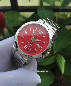 dong ho Casio Sport Day Date Red Steel – MTP-E119D-4AVDF