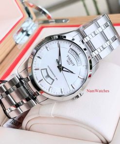 dong ho Tissot Couturier Day Date White Steel - T035.407.11.031.01