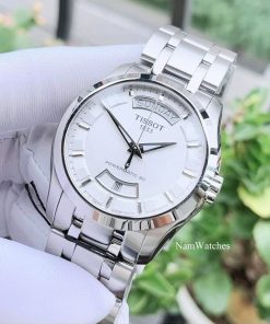 dong ho Tissot Couturier Day Date White Steel - T035.407.11.031.01