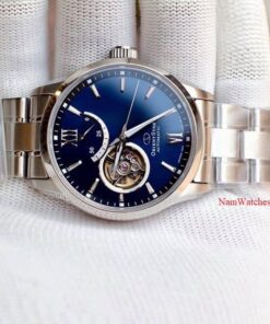 dong ho Orient Star Open Heart Blue Steel - RE-AT0001L00B