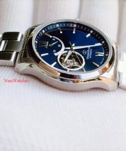 dong ho Orient Star Open Heart Blue Steel - RE-AT0001L00B