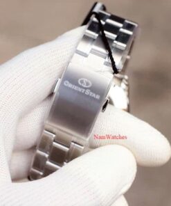 dong ho Orient Star Open Heart Blue Steel - RE-AT0001L00B