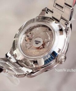 dong ho Orient Star Open Heart Green Steel - RE-AT0002E00B