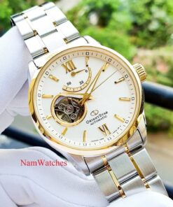 dong ho Orient Star Open Heart Demi Gold - RE-AT0004S00B
