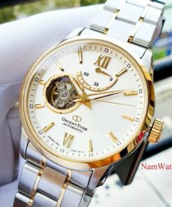 dong ho Orient Star Open Heart Demi Gold - RE-AT0004S00B
