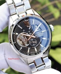dong ho Orient Star Semi Skeleton Grey Steel - RE-AV0004N00B