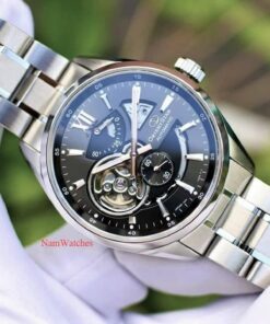 dong ho Orient Star Semi Skeleton Grey Steel - RE-AV0004N00B