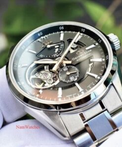dong ho Orient Star Semi Skeleton Grey Steel - RE-AV0004N00B