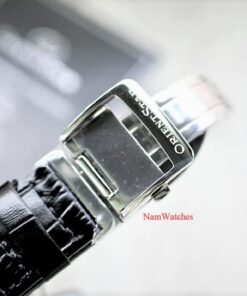 dong ho Orient Star Semi Skeleton Blue Leather - RE-AV0005L00B