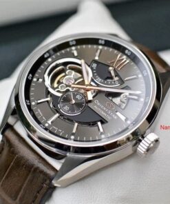 dong ho Orient Star Semi Skeleton Brown Leather - RE-AV0006Y00B