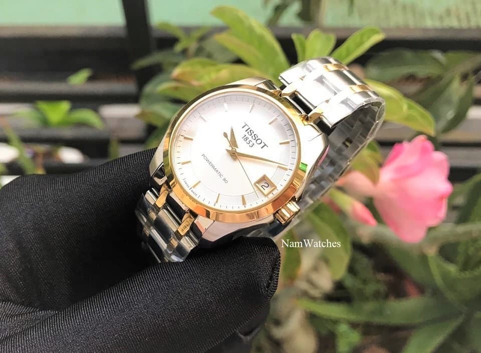 T0352072203100 (3) dong ho Tissot Couturier Ladies Powermatic 80 Demi Gold - T035.207.22.031.00