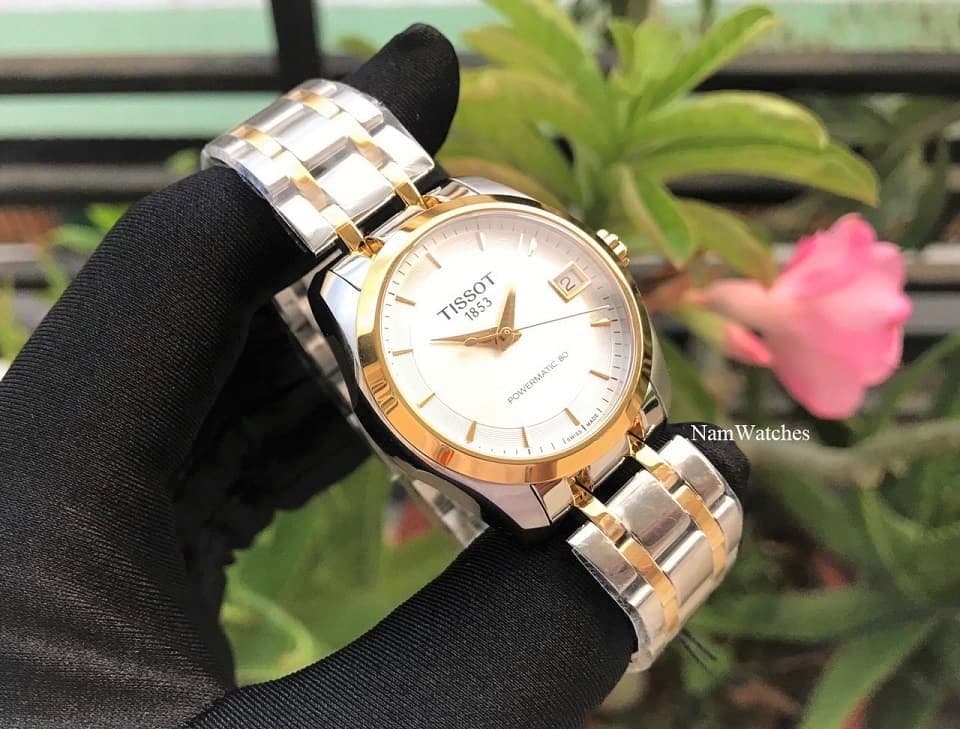 T0352072203100 (4) dong ho Tissot Couturier Ladies Powermatic 80 Demi Gold - T035.207.22.031.00