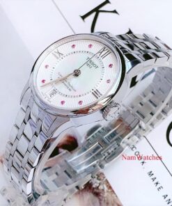 dong ho Tissot Chemin Des Tourelles Ladies White Steel - T099.207.11.113.00