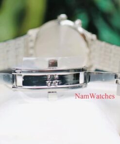 dong ho Citizen Eco-drive Triple Calender Moonphase White Steel - AP1050-56A