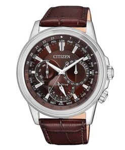 dong ho Citizen Eco-drive Calendrier Brown Leather - BU2020-29X