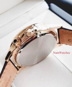 dong ho Citizen Eco-drive Calendrier Black Rose Gold Leather - BU2023-12E