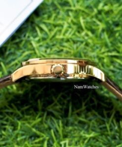 dong ho Citizen Automatic Black Rose Gold Leather - NH8353-00H