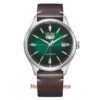 dong ho Citizen Automatic Curved Glass C7 Green Leather - NH8390-03X