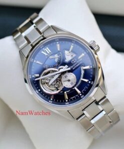 dong ho Orient Star Semi Skeleton Blue Steel - RE-AV0003L00B