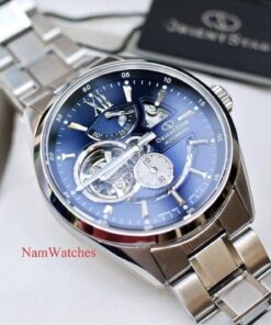 dong ho Orient Star Semi Skeleton Blue Steel - RE-AV0003L00B