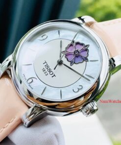 dong ho Tissot Open Heart Color Ladies Rose Leather - T050.207.16.117.00
