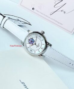 dong ho Tissot Open Heart Color Ladies White Leather - T050.207.17.117.05