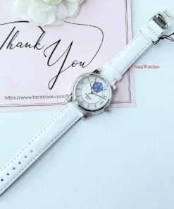 dong ho Tissot Open Heart Color Ladies White Leather - T050.207.17.117.05