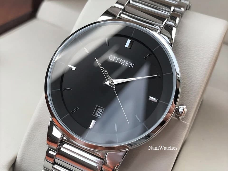BI5010-59E (3) dong ho Citizen Quartz Classic Black Steel - BI5010-59E