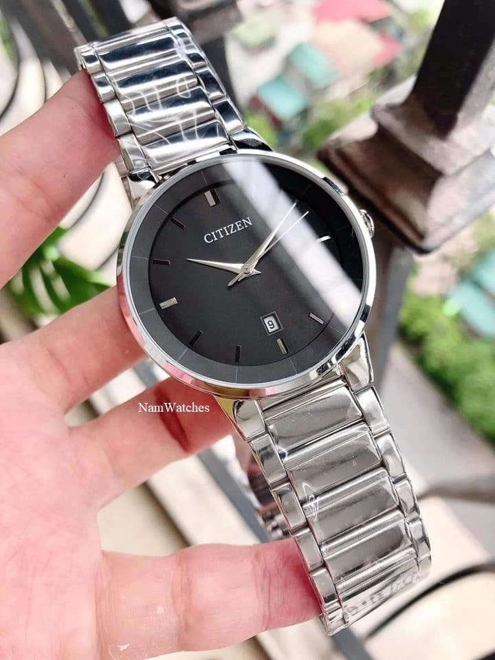 BI5010-59E (7) dong ho Citizen Quartz Classic Black Steel - BI5010-59E