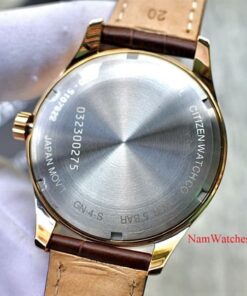 dong ho Citizen Automatic Grey Rose Gold Leather - NH8363-14H