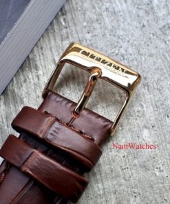 dong ho Citizen Automatic Grey Rose Gold Leather - NH8363-14H