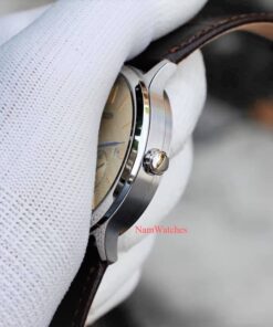 dong ho Citizen Automatic Titanium Ivory Leather - NJ0090-13P