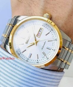 dong ho Seiko Automatic Demi Gold - SARV004