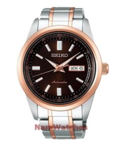 dong ho Seiko Automatic Brown Demi Rose Gold - SARV006