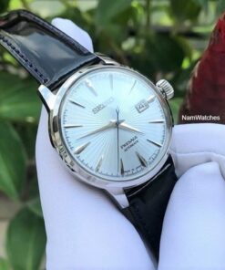 dong ho Seiko Presage Cocktail White Leather - SRPB43J1