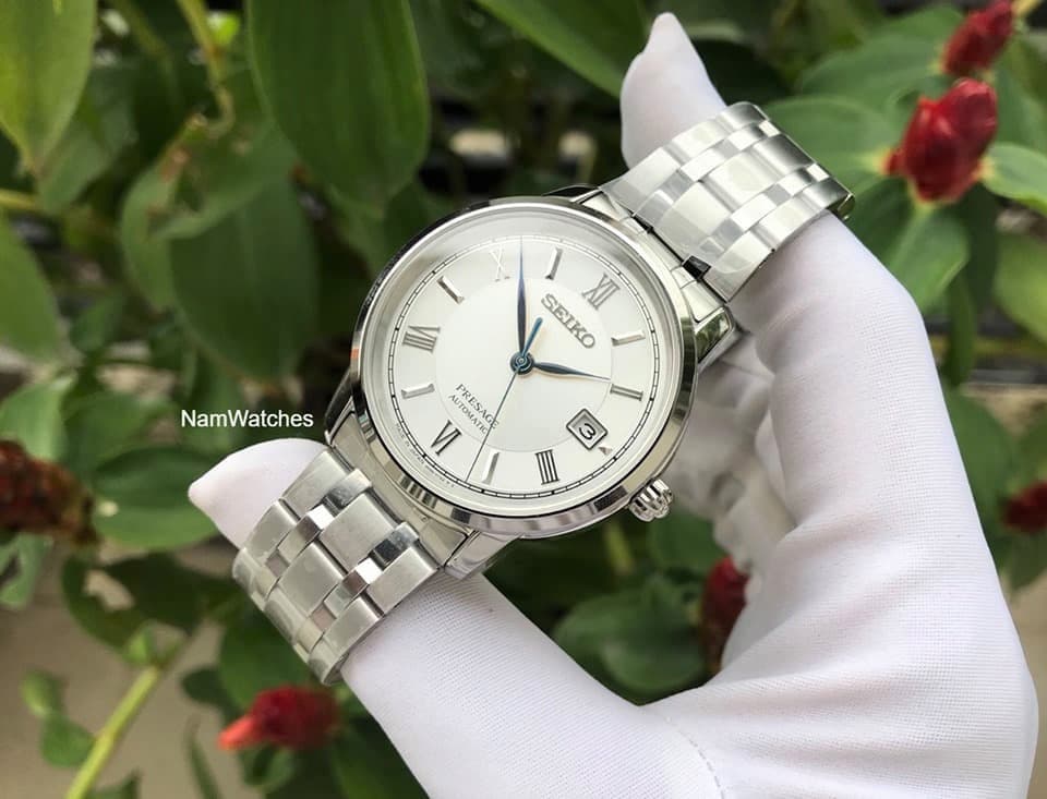 SRPC05J1 (1) dong ho Seiko Presage White Steel - SRPC05J1