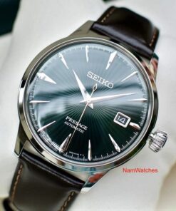 dong ho Seiko Presage Cocktail Green Leather - SRPD37J1