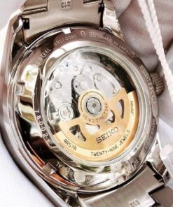 dong ho Seiko Presage Power Reserve Black Steel - SSA351J1