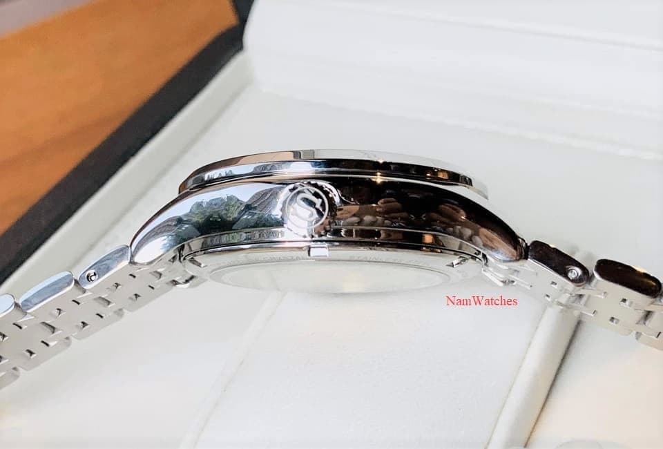 SSA397J1 (5) dong ho Seiko Presage Power Reserve Green Steel - SSA397J1