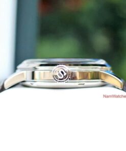 dong ho Seiko Presage Cocktail Open Heart Midnight Brown Leather - SSA407J1