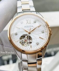 dong ho Bulova Open Heart Ladies Demi Rose Gold - 98P170