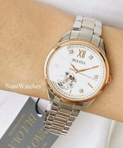 dong ho Bulova Open Heart Ladies Demi Rose Gold - 98P170