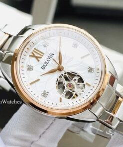 dong ho Bulova Open Heart Ladies Demi Rose Gold - 98P170