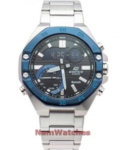 dong ho Casio Edifice Blue Steel – ECB-10DB-1BDF