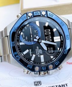dong ho Casio Edifice Blue Steel – ECB-10DB-1BDF