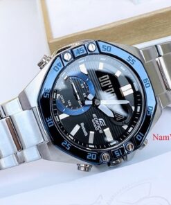 dong ho Casio Edifice Blue Steel – ECB-10DB-1BDF