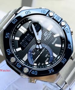 dong ho Casio Edifice Blue Steel – ECB-10DB-1BDF